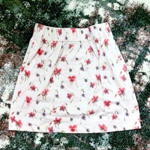 J. Crew Cotton Mini Skirt with Pockets, size 2